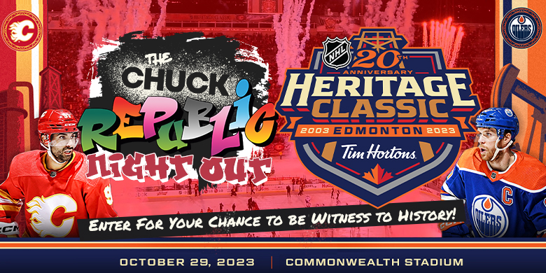 CHUCK Republic Night Out at the 2023 Tim Hortons NHL Heritage Classic