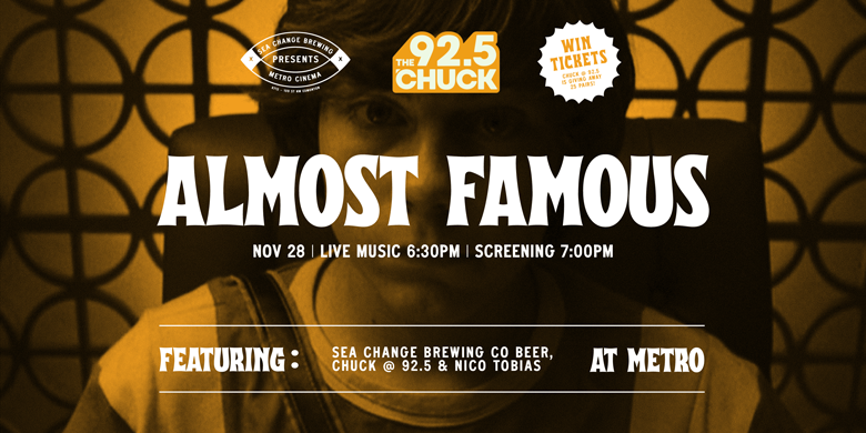 CHUCK REPUBLIC EXCLUSIVE: Almost Famous at Metro Cinema