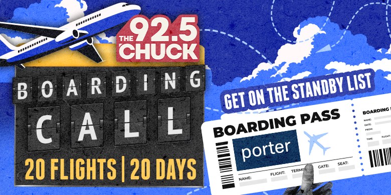 CHUCK @ 92.5’s Boarding Call